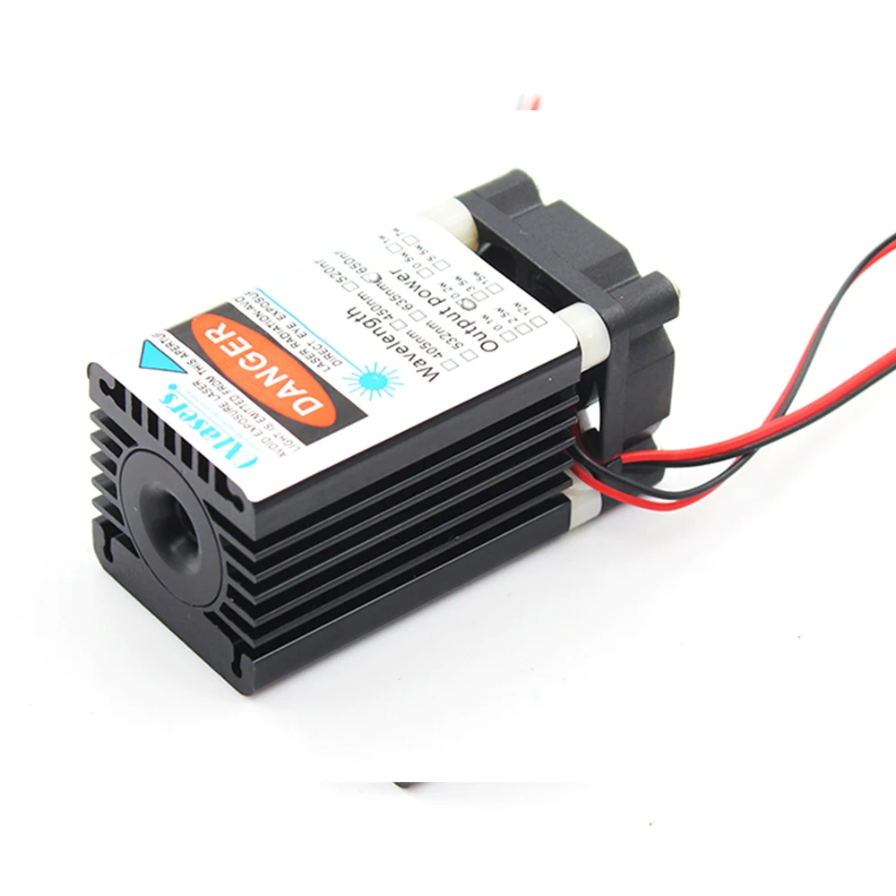 505nm 100mW 12V 30*30*45mm Grün Laser Modul DIY Grün Laser Kopf mit TTL modulation Unterstützt PWM Power Einstellung Adapter