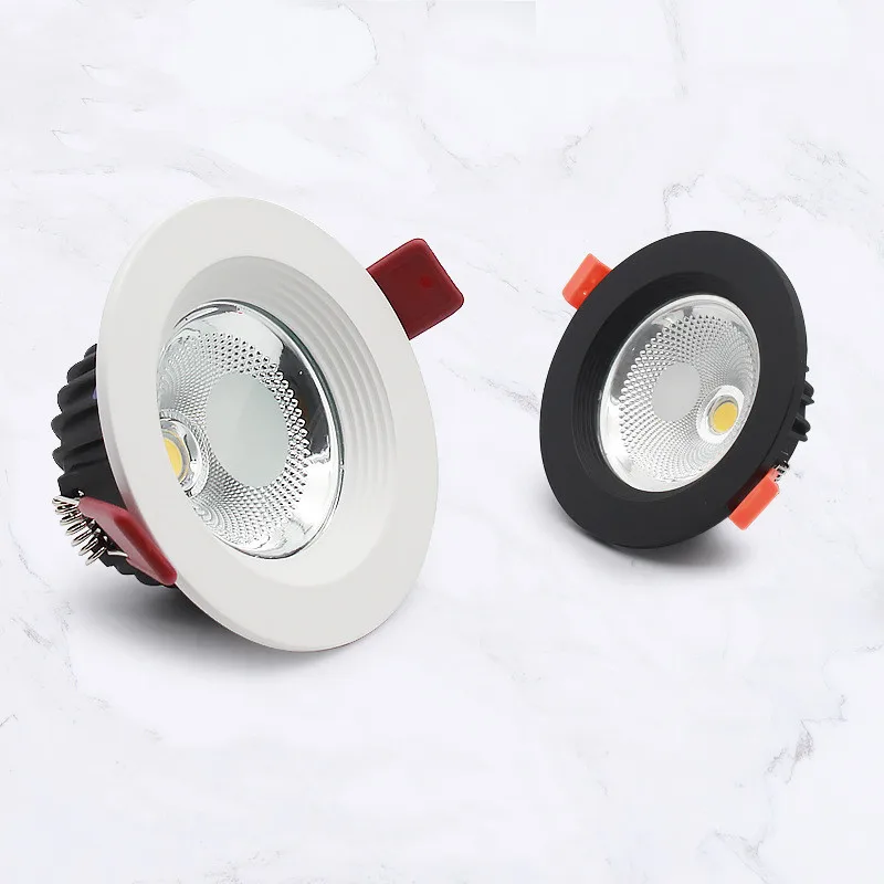 LED recessed ceiling light COB spotlight 5W7W10W12W15W, clothing store, engineering, integrated business photo