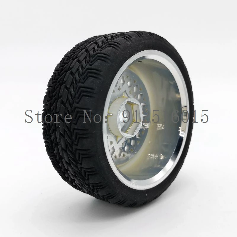 4pcs 1/10 Remote Control Car RC Soft Rubber Touring Tire Tyre Wheel Rim for 1:10 Touring Car Racing Tires Flat Tire