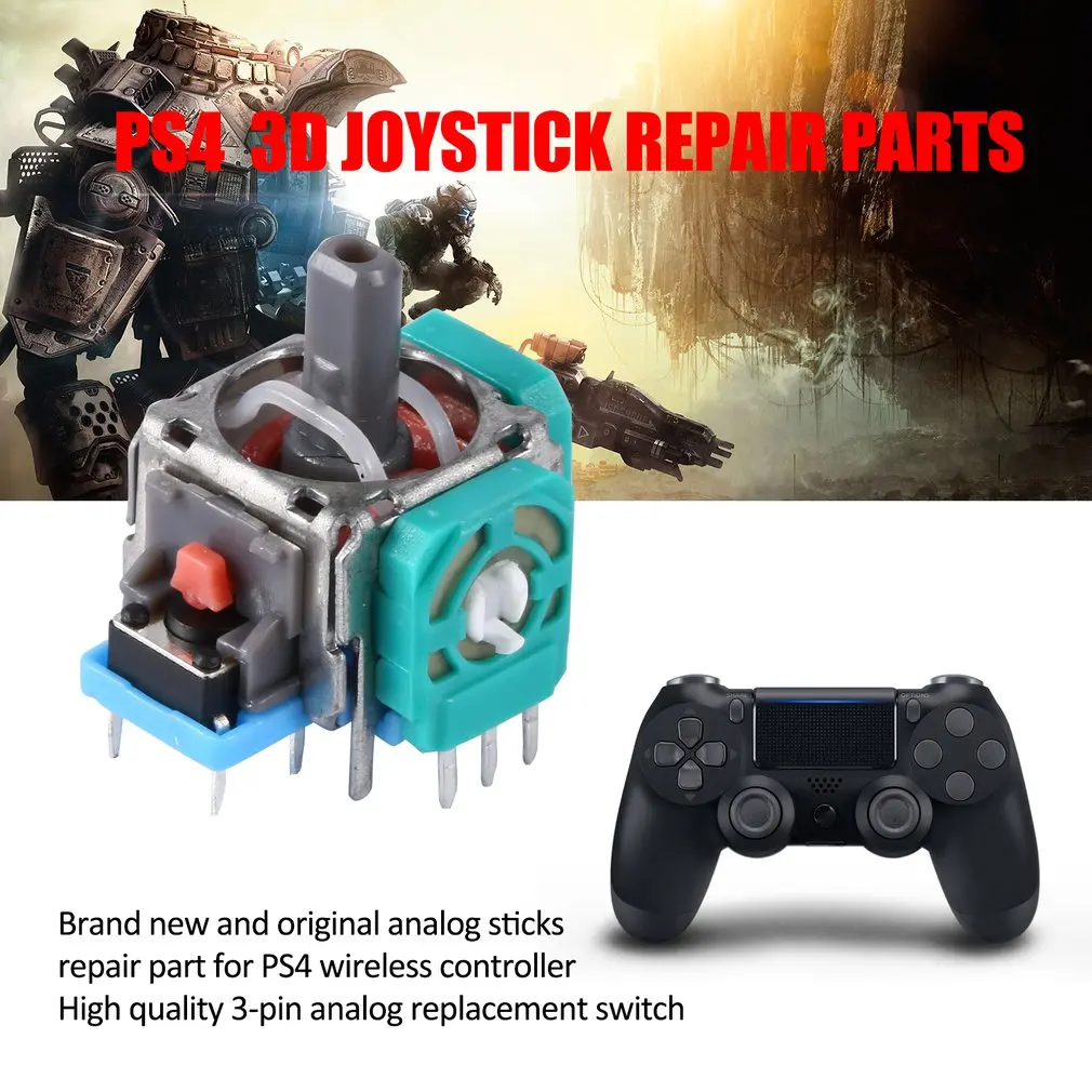 3D Analog Joystick Stick ersatz reparatur teile Sensor Modul Potentiometer Für Sony Dualshock 4 PS4 Controller Gamepad