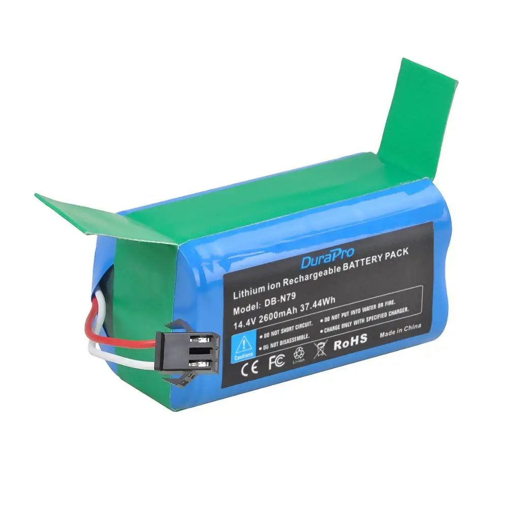 

DuraPro 2600mAh 14.4V Battery for CONGA EXCELLENCE 990 Ecovacs Deebot N79 N79S DN622, For Eufy Robovac 11 11S 12 15C 15S 35C