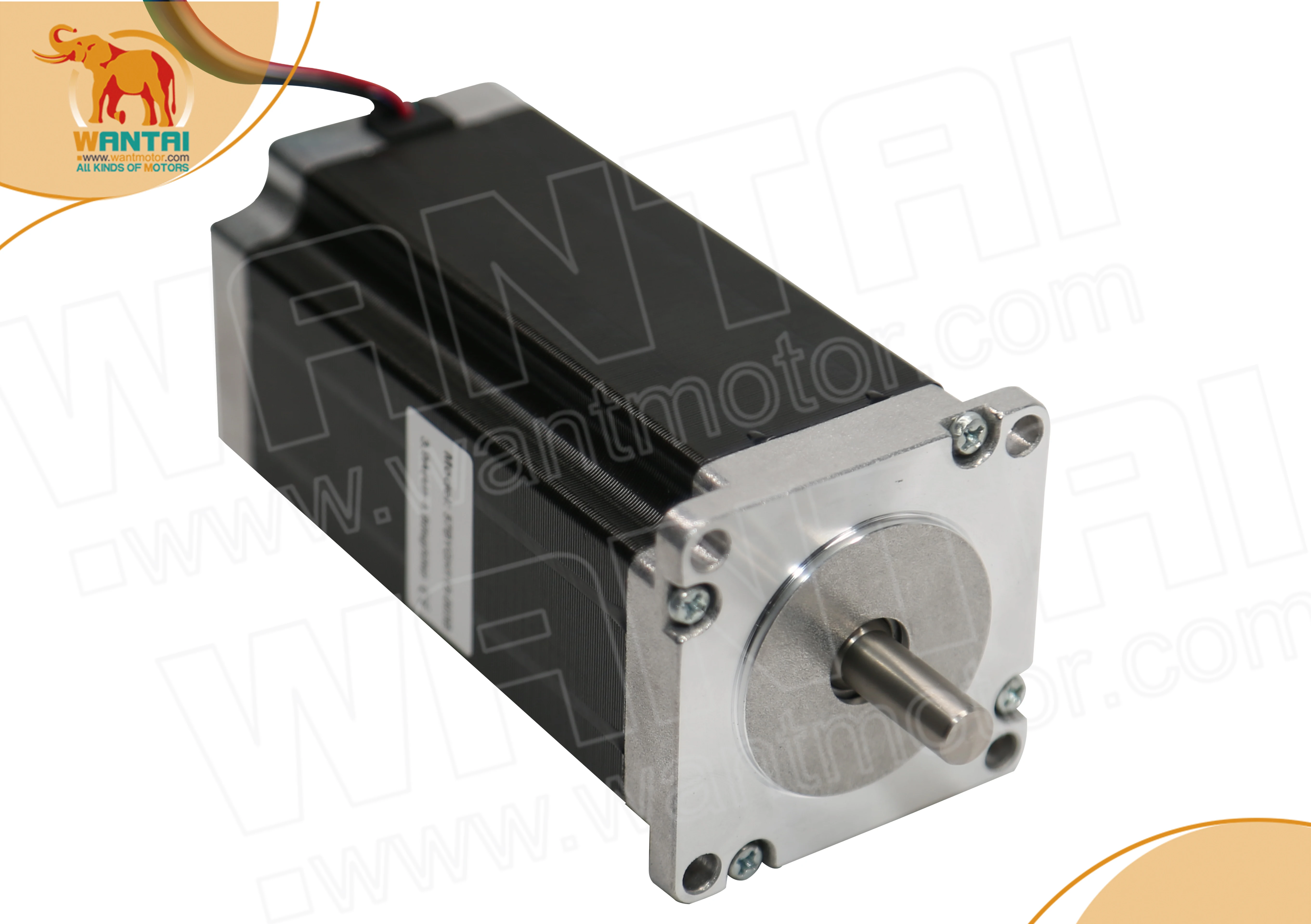 New arrival! Wantai Nema24 Stepper Motor 60BYGH805A 2.3n.m=325oz-in 90mm 4.0A Router Grind Foam Mill Laser Printer