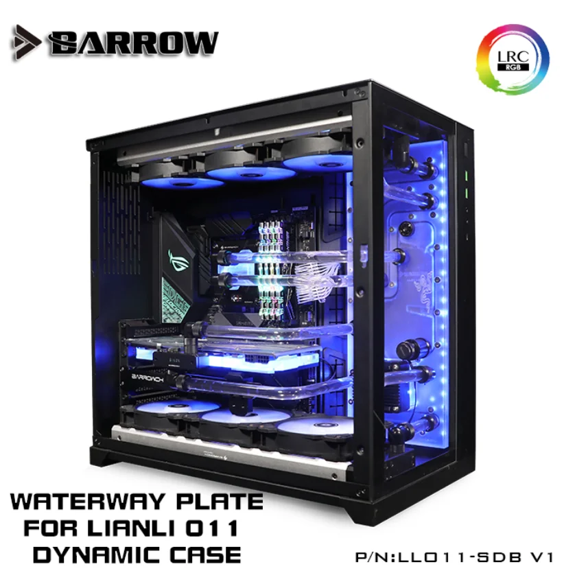 Barrow LLO11-SDBV1, Waterway Boards For Lian Li PC-O11 Dynamic Case, for Intel CPU Water Block & Single GPU Building