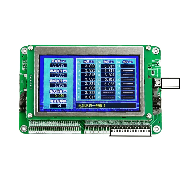 1S-24S akumulator litowy pojedyncza komórka przyrząd do pomiaru napięcia zidentyfikuj numer sznurka akumulatora DIY Tester baterii