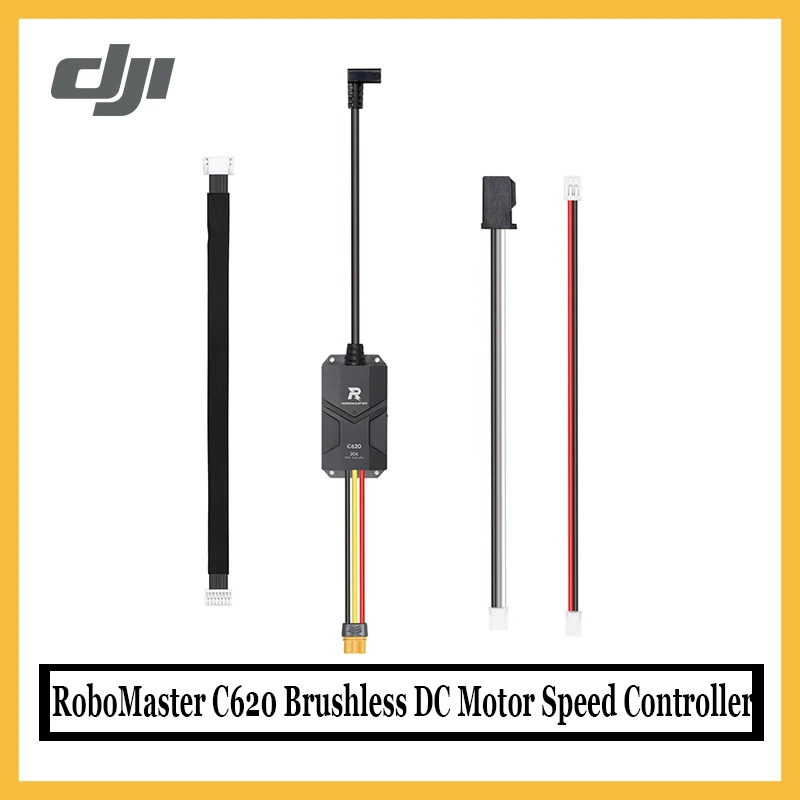 ตรวจสอบและแนะนำตัวควบคุมความเร็วมอเตอร์ไร้แปรงถ่าน DJI RoboMaster C620 สำหรับผู้ใช้งานด้านหุ่นยนต์และโดรนระดับมืออาชีพ
