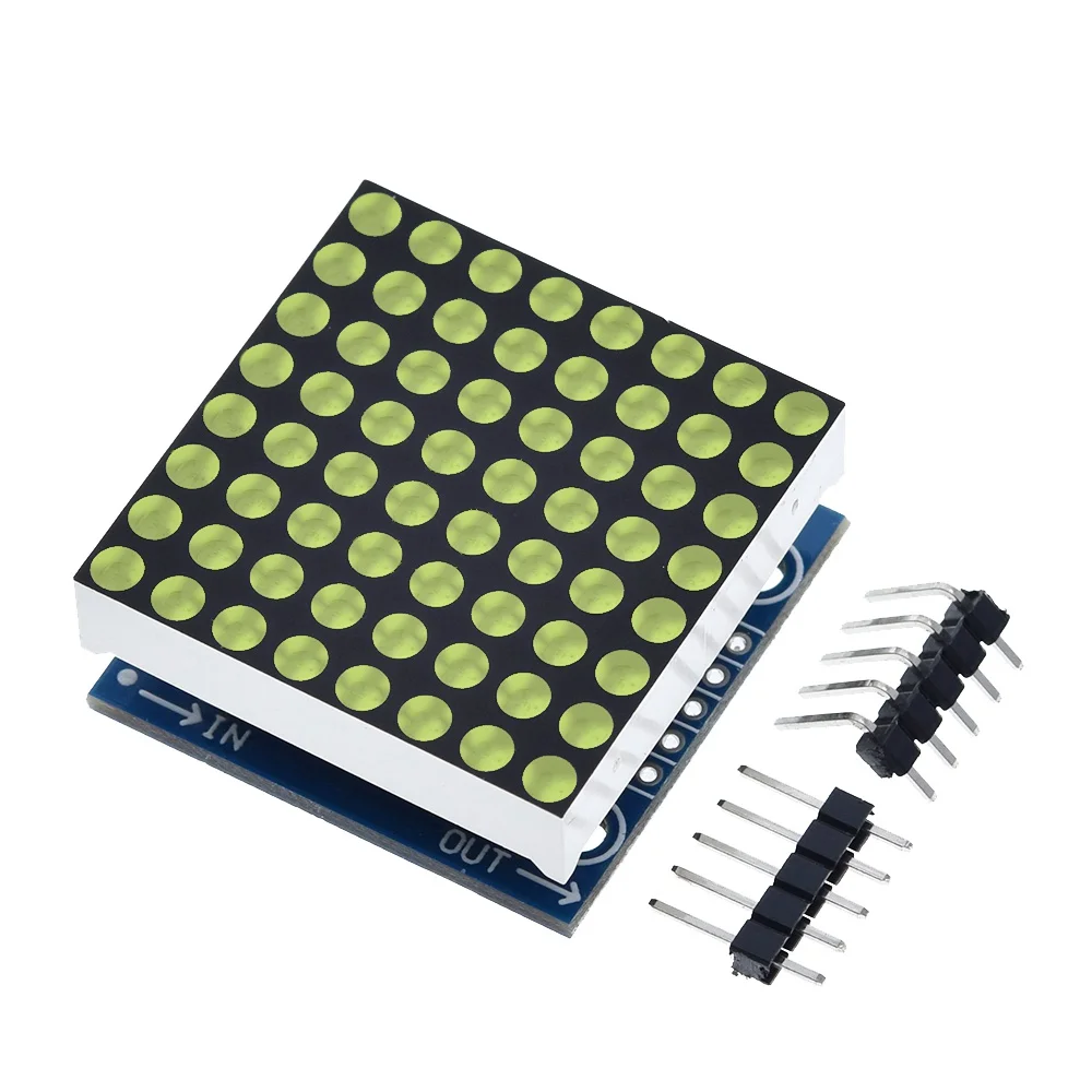 TZT MAX7219 dot matrix module microcontroller module display module finished goods , Can be together for arduino programming