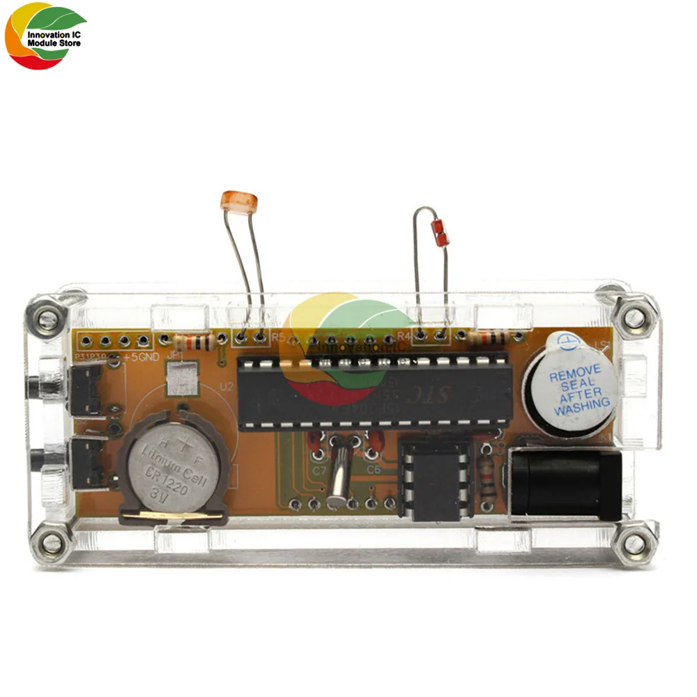 LED Display Electronic Clock Module DIY Kit Electronic Clock Making Kit DIY Electronic Clock 51 SCM Digital Clock Parts Module