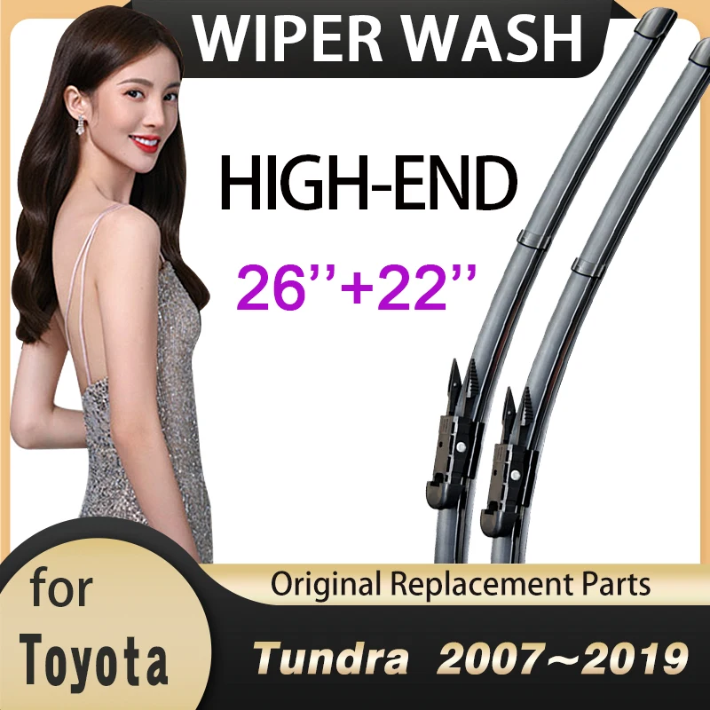 

Car Wiper Blade for Toyota Tundra Sequoia 2007~2019 XK50 Windscreen Windshield Window Wipers Car Goods 2008 2009 2010 2011 2012
