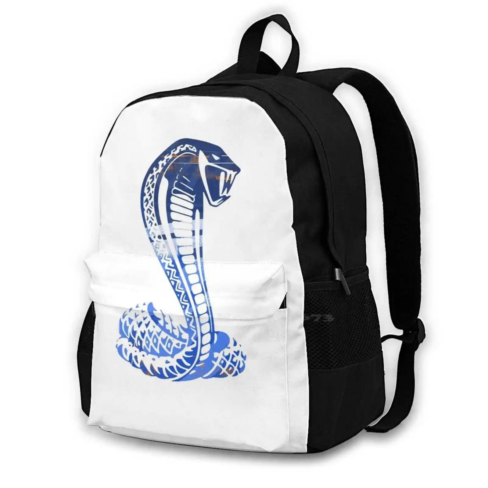 Snake Rucksack Knapsack Storage Bag Backpack Car Muscle Car Street Car Four Twenty Seven V8 Snake Emblem Race Car King