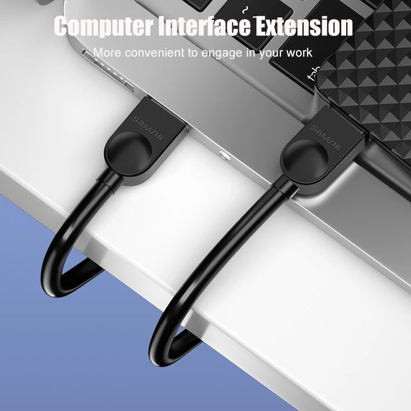 SAMZHE USB to USB 3.0 Extension Cable Male to Male 2.0 Extend Cable For PC TV PS4 Computer Laptop Extender