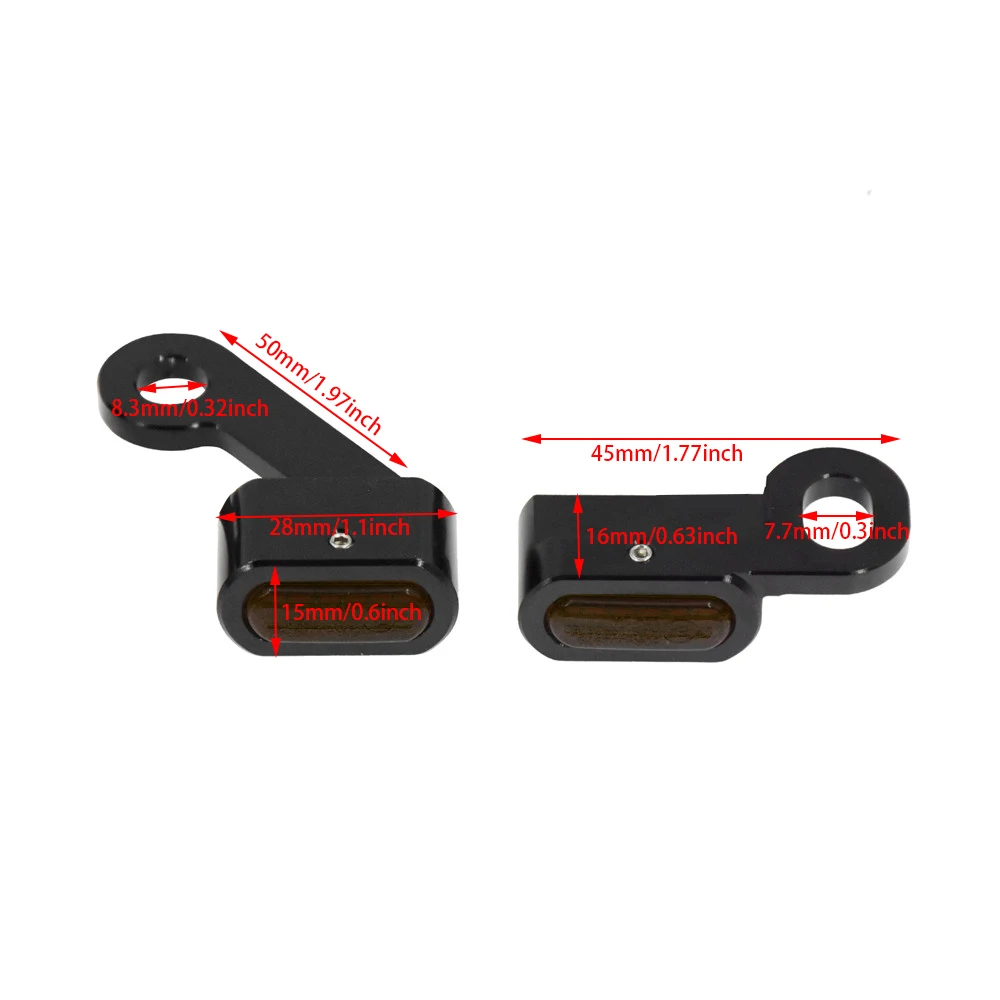 Moto Mini LED E Mark indicatore di direzione indicatore di direzione per Harley Sportster XL 2004-2020 1200 883 72 48 Roadster