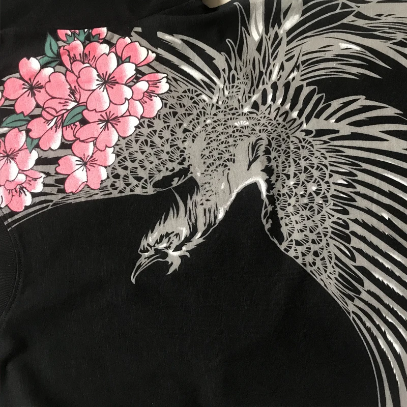 2020 New Arrival Animal Knitted Short Tshirt Brand Clothing T Shirt Men Goods Embroidery Tattoo O-neck Cotton Casual Hot Sale