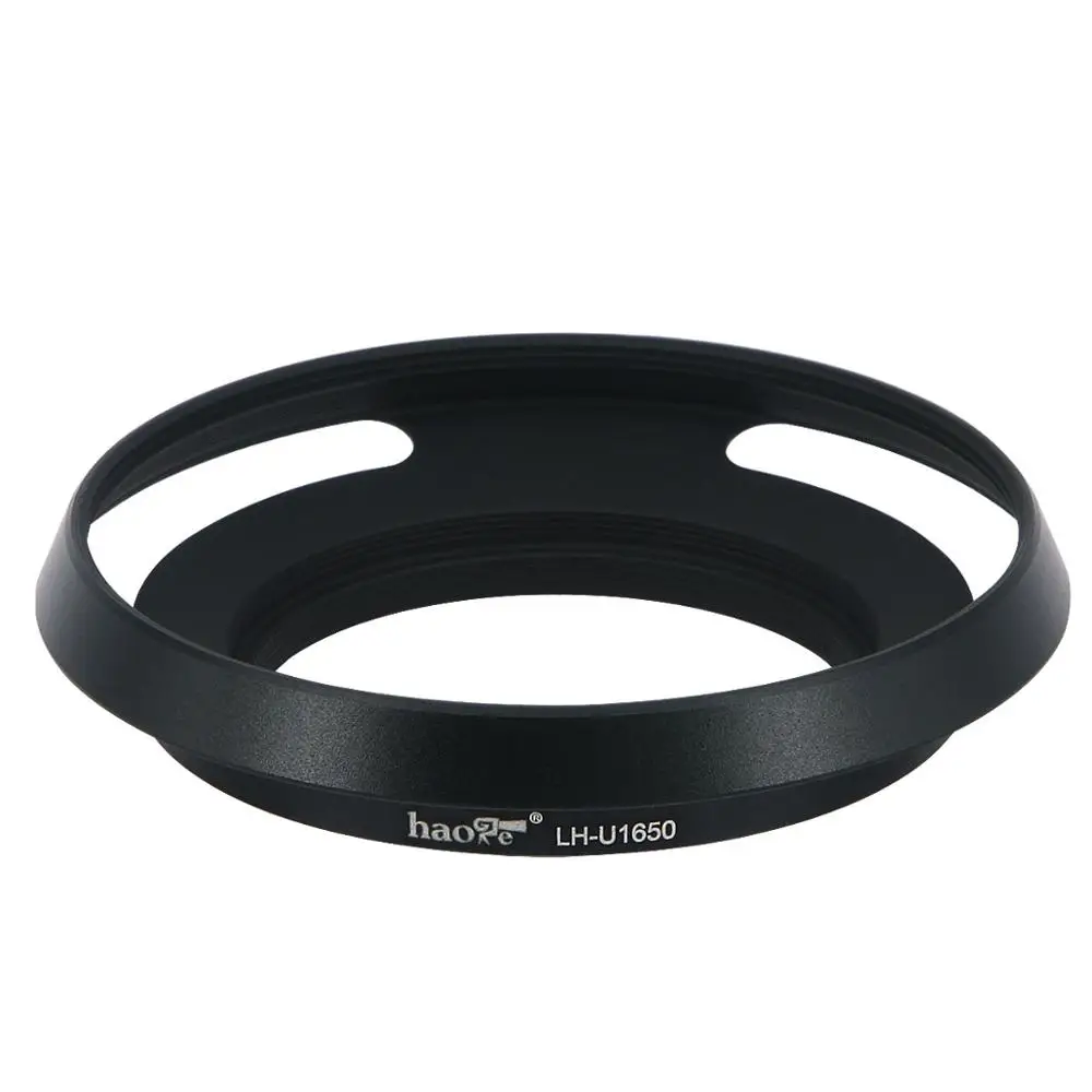Haoge hg-LH-U1650 Rotondo di Metallo Screw-in Lens Hood per Sony E PZ 16-50mm F3.5-5.6 OSS SELP1650 lente
