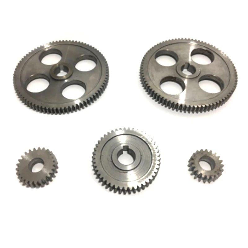 5Pcs/Set CJ0618 Machine Tool Gear Metal Gears Micro-Lathe Gear Metal Cutting Gear