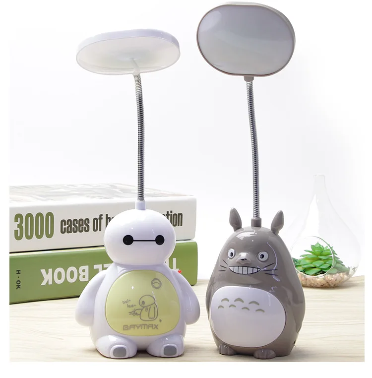 Creative RGB Big Hero 6 Cartoon BayMax LED Nightlight Home Decor Children's Bedroom Bedside Table Lamp Kids Holiday Gifts Lamp