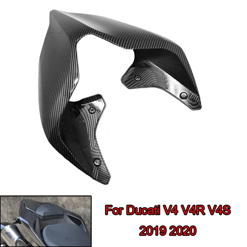 

For Ducati Panigale V4 V4R V4S 2019 2020 19 20 Motorcycle ABS Plastic Carbon Fiber Rear Seat Cover Rear Seat Cover Hump Fairing