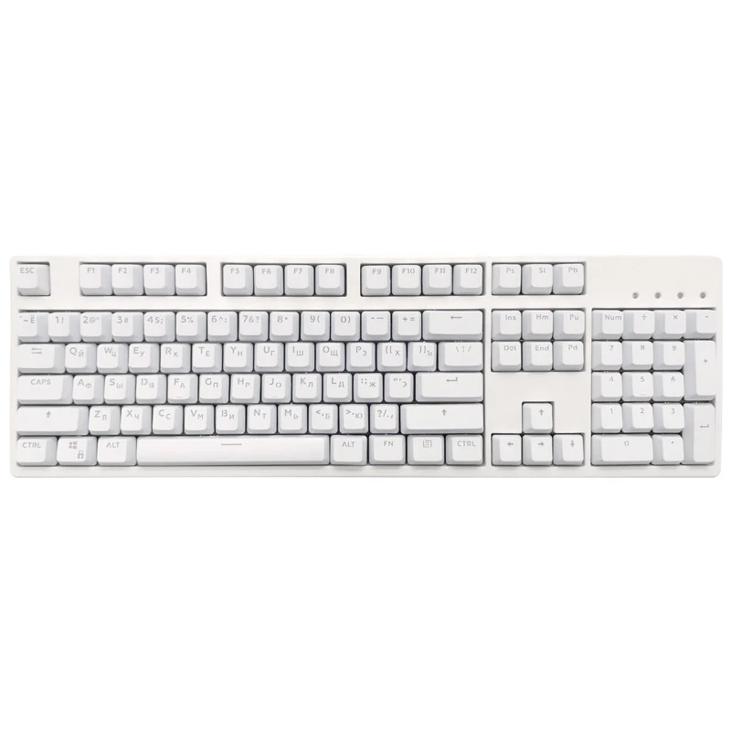 Teclas de Teclado mecánico de 104 teclas OEM, tapas ergonómicas resistentes al aceite, teclas ABS de repuesto en ruso, francés, coreano y Español