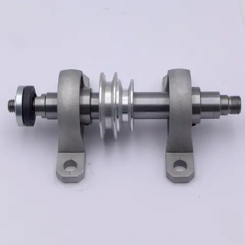 Imagen 2 del producto Polea De eje de husillo de rosca M14 de 2 rodamientos, accesorio para torno de madera DIY, compatible con portabrocas K01-65/50 4 pulgadas, hoja de sierra, M14 x 1mm