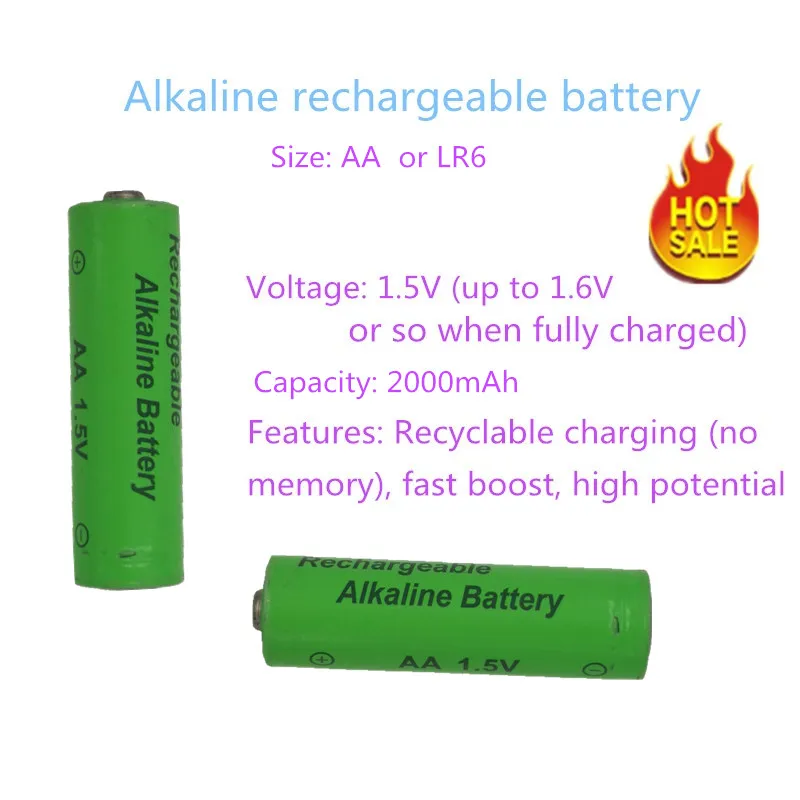 KLW4/8/16/20 Pcs 1.5V AA batterie alcaline ricaricabili con 4 slot Display a LED USB intelligente caricabatterie intelligente per rasoi giocattolo
