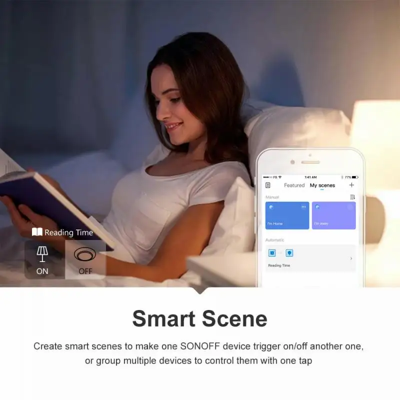 Sonoff Basic R2 WiFi DIY interruptor inteligente inalámbrico Control remoto interruptor módulo de luz de hogar inteligente funciona con Alexa Google Home eWeLink