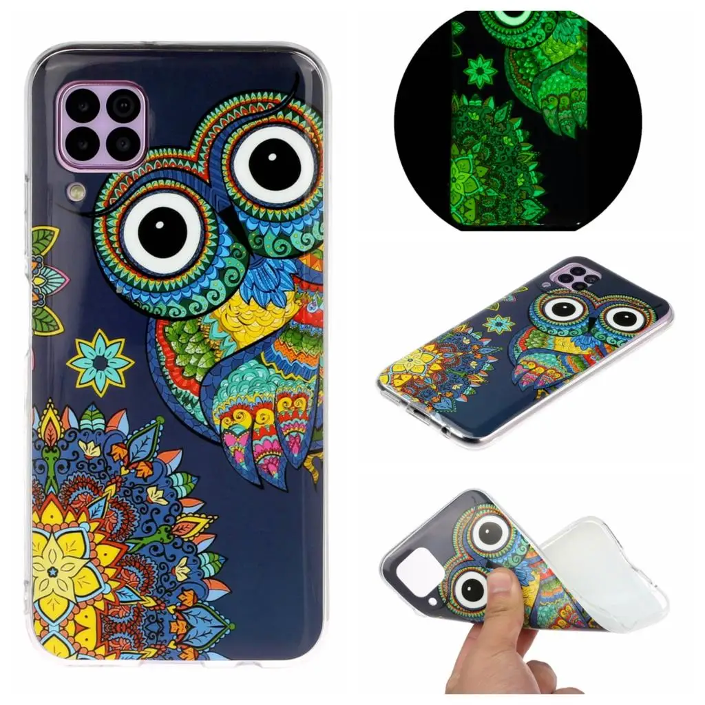 Donuts Half Wrapped Cases For Huawei P Smart 2019 Soft Silicone Protector Huawei estojo Honor 10 Lite P Smart Z P40 Pro Estuche