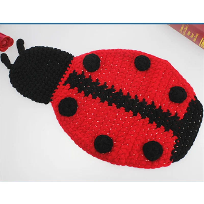 Newborn Baby Photography Props Accessories Cute Baby Ladybug Clothing Baby Photo Shoot Props Infant Costumes Newborn Prop Hat