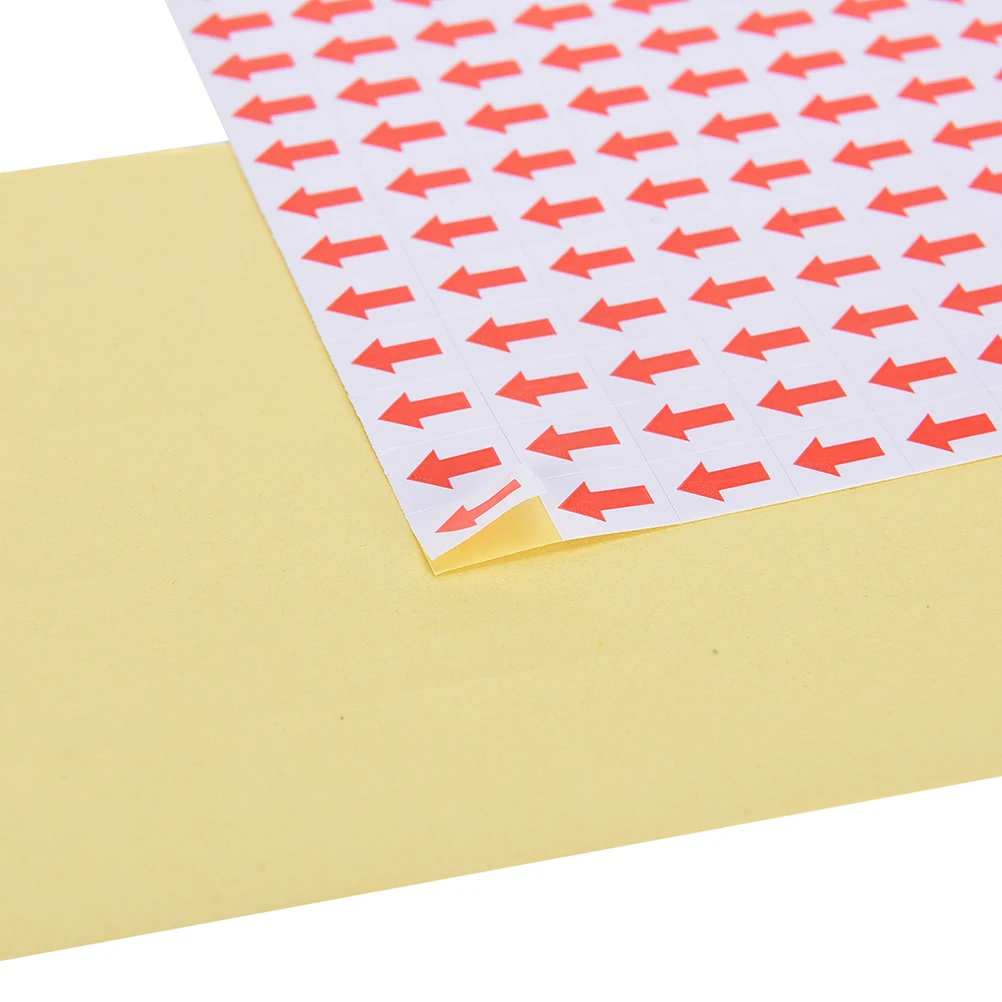 60 sheets/10800 Pcs 10x12mm  label stickers red arrow stickers fault mistake defectives marking for rework label stickers