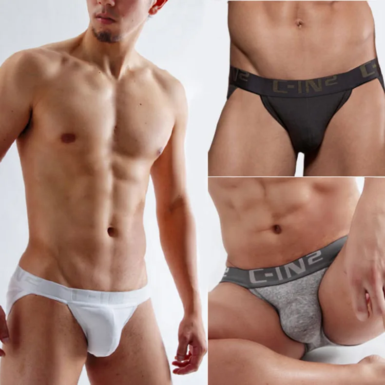 Ropa interior Sexy Gay para Hombre, Calzoncillos, Bikini, Cuecas