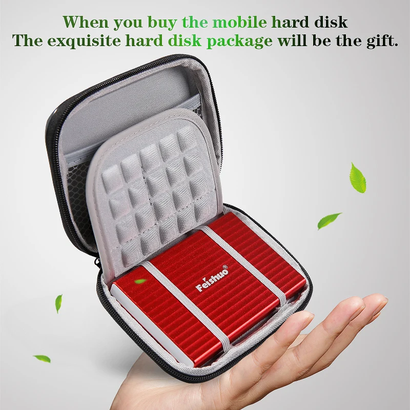 개인 사용자 정의 외장형 하드 드라이브 저장 장치 320G 500G USB3.0 1TB 2TB 750G HDD 휴대용 HD 디스크 로고