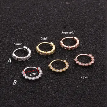 10 best sales Piercing z różowego złota - №8