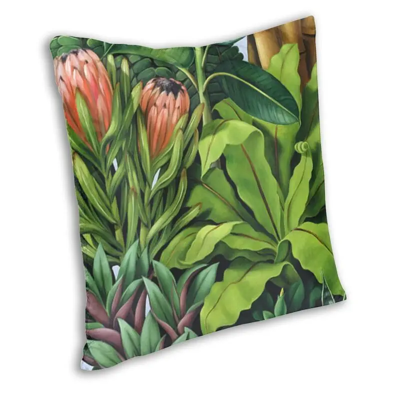 Catherine Abel Foliage Square Pillow Case Home Decorative 3D Printed Vegetation Botanical Flowers Leaves Cushion Cover For Sofa