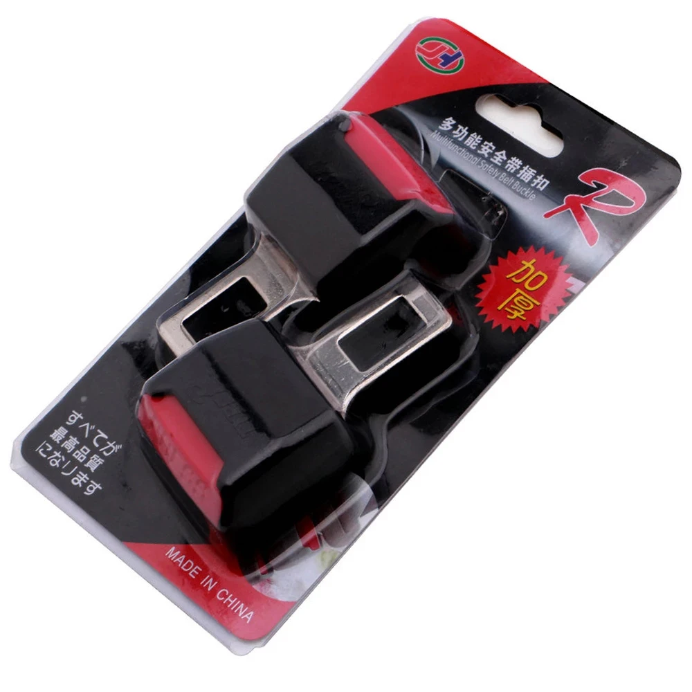 Car Seat Belt Clip Extension Plug Car Safety Seat Lock Buckle Seatbelt Clip Extender ремень безопасности Converter Accessories