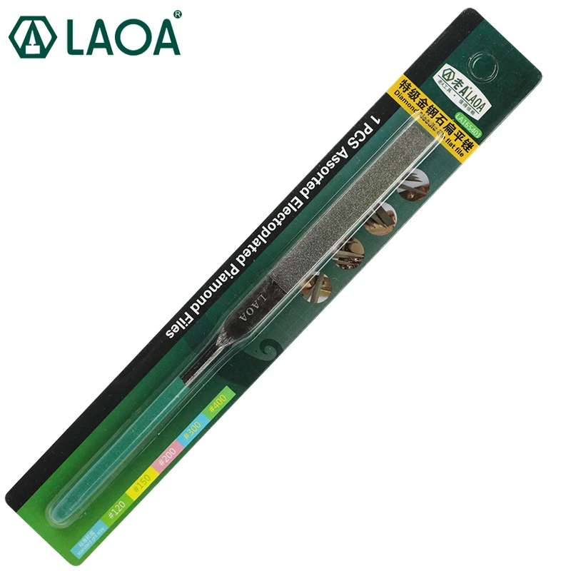 LAOA Kim Cương Tập Tin Hình Tam Giác Kim Loại Tập Tin Bằng Phẳng Tập Tin 5X180Mm Khắc Dụng Cụ