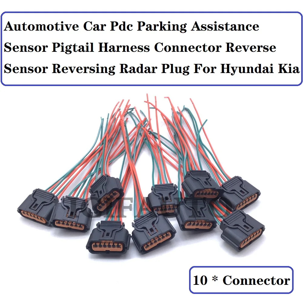 

New Automotive Car Pdc Parking Assistance Sensor Pigtail Harness Connector Reverse Sensor Reversing Radar Plug For Hyundai Kia