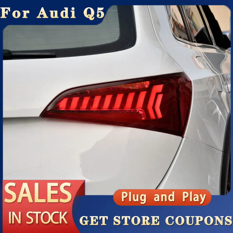 

Car Styling Tail Lamp for Audi Q5 Tail Lights 2009-2018 Q5 LED Tail Light Rear Lamp turn Signal Dynamic Auto DRL Accessories