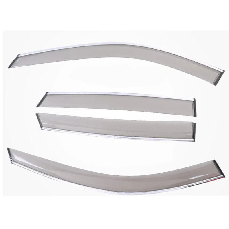 For Mazda CX-5 CX5 CX 5 2017-2020 Chrome Car Window Sun Vent Visor Rain Guards Sun/ rain Shield Car accessories Interior