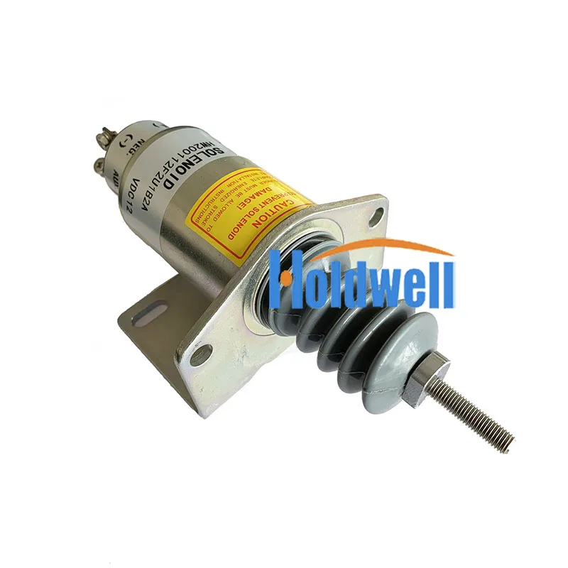 Holdwell 12V Throttle/Shutoff Solenoid 3740048 for JLG 40H 40H+6 45HA Deutz F2L511 Engine