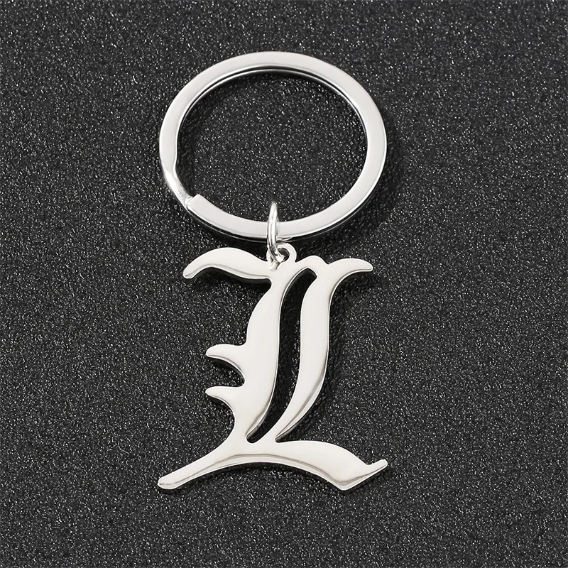 أنيمي الموت ملاحظة مزدوجة ل المفاتيح الأسود دفتر قلادة المفاتيح موضة تأثيري اكسسوارات كيرينغ هدية #4