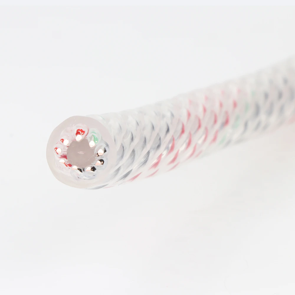 Valhalla 7N ทองแดงเงิน 9/12 แกนสายไฟ DIY Custom สายไฟสายลําโพงสําหรับเครื่องขยายเสียง CD Player