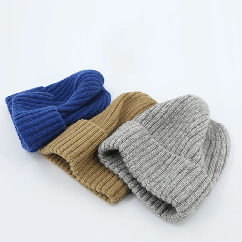 2020 ladies winter hat ladies new woolen hat knitted solid color cute hat girl autumn girl hat beanie warm hat ladies casual hat