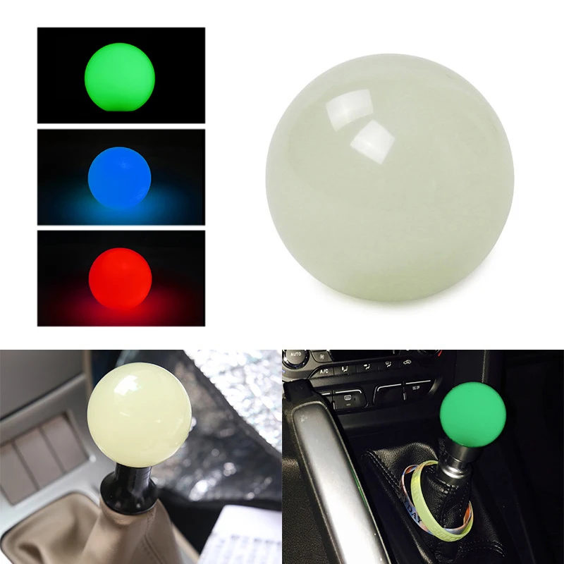 

Universal Car JDM Green/Blue/Red Glow In The Dark Shift Knob For Manual/Automatic Short Throw Gear Shifter With dapter