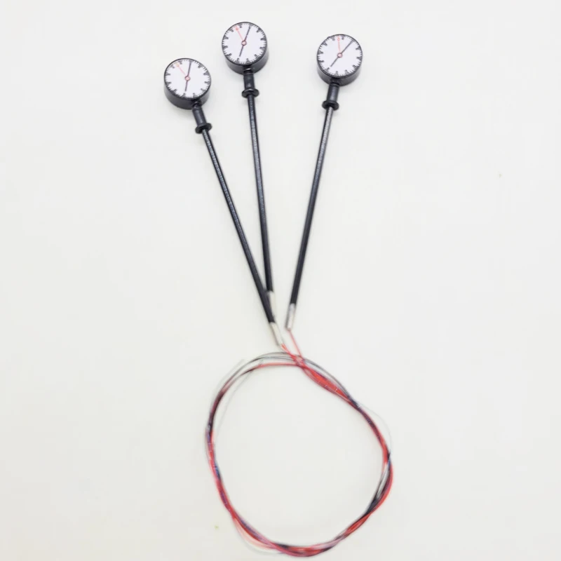 Lumières de modèle d'horloge de lampe pour la disposition de chemin de fer, lampadaire de gare, matériel de bricolage, plate-forme de train 00, échelle 1:87, 1PC, 3PCs  26