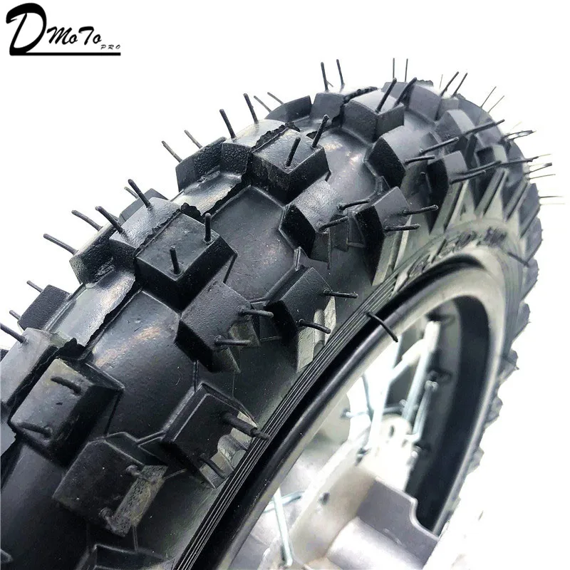 2.50 - 10inch Rear Tyres Steel Rims Drum Brake Wheels Rims Hub CRF50  Kayo Chinese Dirt Pit Bike motorcycle Mini Bike