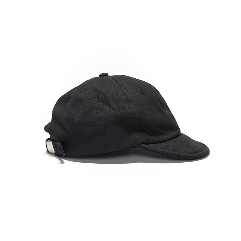 Pure cotton hat soft brim peaked cap niche design new fashion simple breathable retro hat women