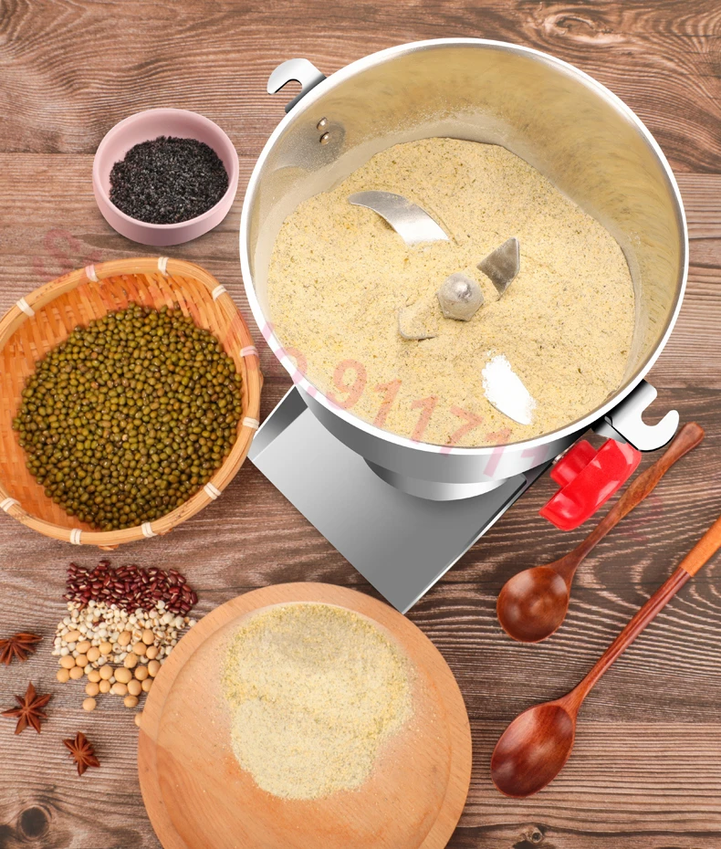 800 г качели Тип Электрический зернорубочная машина 220V Крупы дробилка для трав Кофе Сухой шлифовальный станок