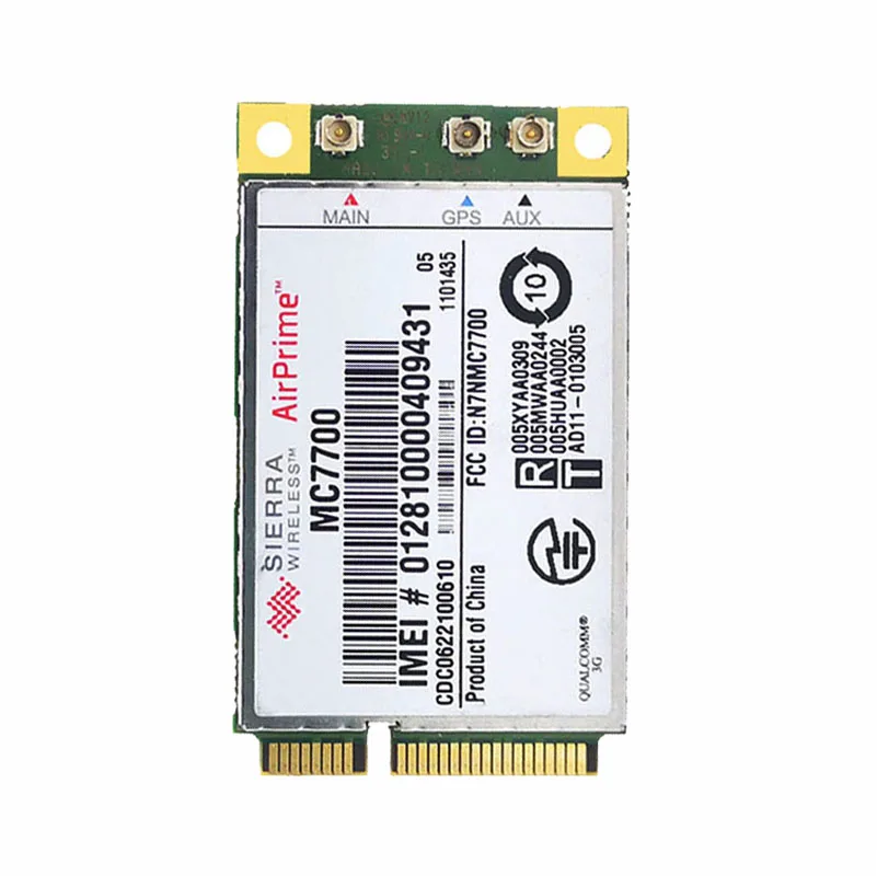 Mini PCI-E 3G/4G WWAN GPS module Sierra MC7700 PCI Express 3G HSPA LTE 100MBP Wireless WWAN WLAN Card GPS Unlocked