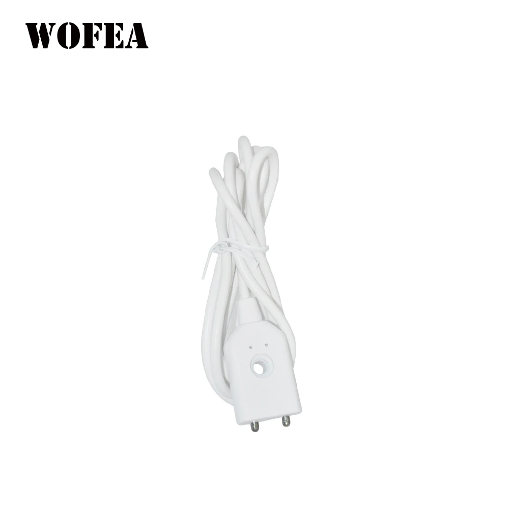 Wofea Wired Type Water Leakage Alarm Detector Water Sensor NO Cable With Two Metal Poles