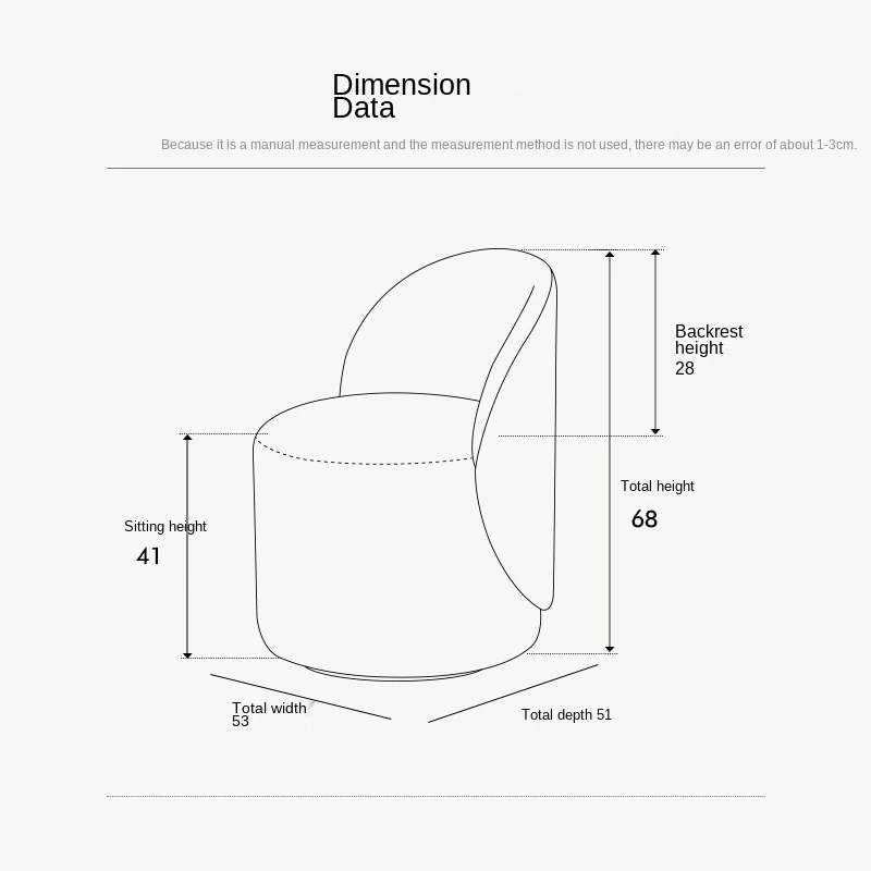 Стул для макияжа, вращающийся стул в минималистическом стиле для спальни