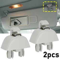 2x Sun Visor Hanger Clip Holder Hooks For Audi A6 C6 VW Passat B7 Polo Up! Skoda CITIGO RAPID Seat MII 6RD857561Y20 6R0857561Y20