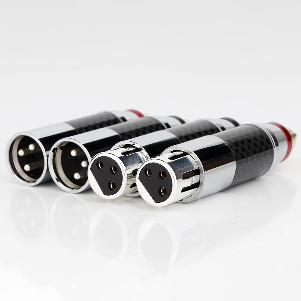 Preffair Rhodium plated XLR to RCA adapter RCA male to XLR male female adapter XLR to RCA Female Male Plug Adapter